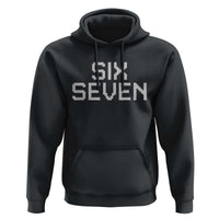 Six Seven Meme Pixel 67 Gen Alpha Internet Joke Hoodie - Wonder Print Shop
