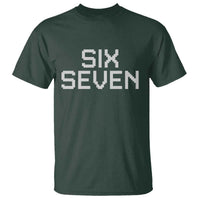 Six Seven Meme Pixel 67 Gen Alpha Internet Joke T Shirt - Wonder Print Shop