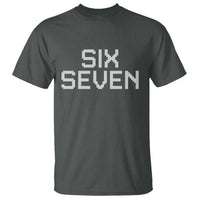 Six Seven Meme Pixel 67 Gen Alpha Internet Joke T Shirt - Wonder Print Shop