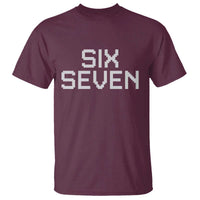 Six Seven Meme Pixel 67 Gen Alpha Internet Joke T Shirt - Wonder Print Shop