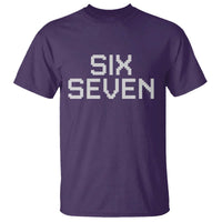 Six Seven Meme Pixel 67 Gen Alpha Internet Joke T Shirt - Wonder Print Shop