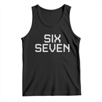 Six Seven Meme Pixel 67 Gen Alpha Internet Joke Tank Top - Wonder Print Shop