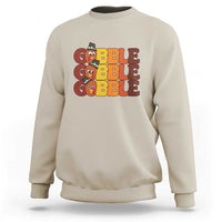 Funny Thanksgiving Tukey Gobble Sweatshirt - Wonder Print Shop