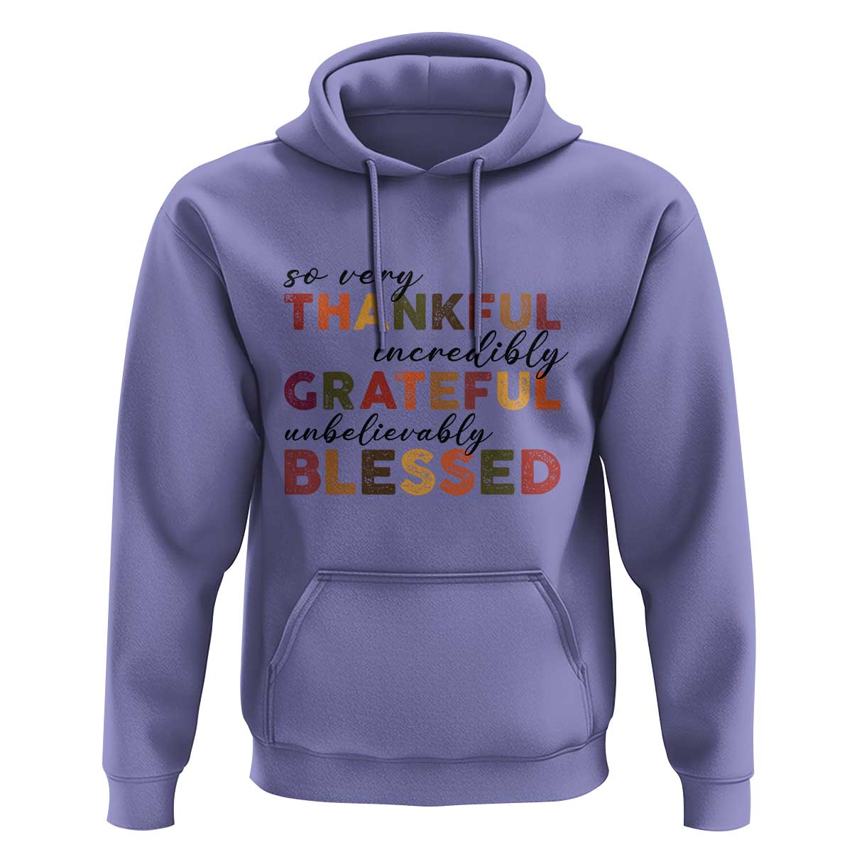 Thanksgiving Hoodie So Very Thankful Incredibly Grateful Unbelievably Blessed
