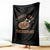 Thanksgiving Football Throw Blanket Turkey And Touchdowns Vintage American Football - Wonder Print Shop