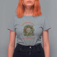 Merry Winter Solstice You Thieving Christian Bastards T Shirt For Women Yule Pentagram - Wonder Print Shop
