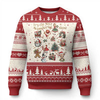 Retro Vintage Xmas Ugly Christmas Sweater It's The Most Wonderful Time Xmas - Wonder Print Shop