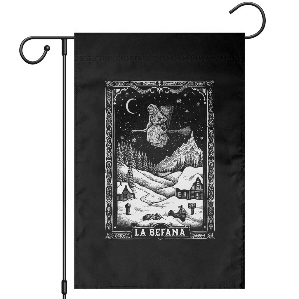 Italian Christmas La Befana Garden Flag Buon Befana Folklore Xmas Witch - Wonder Print Shop