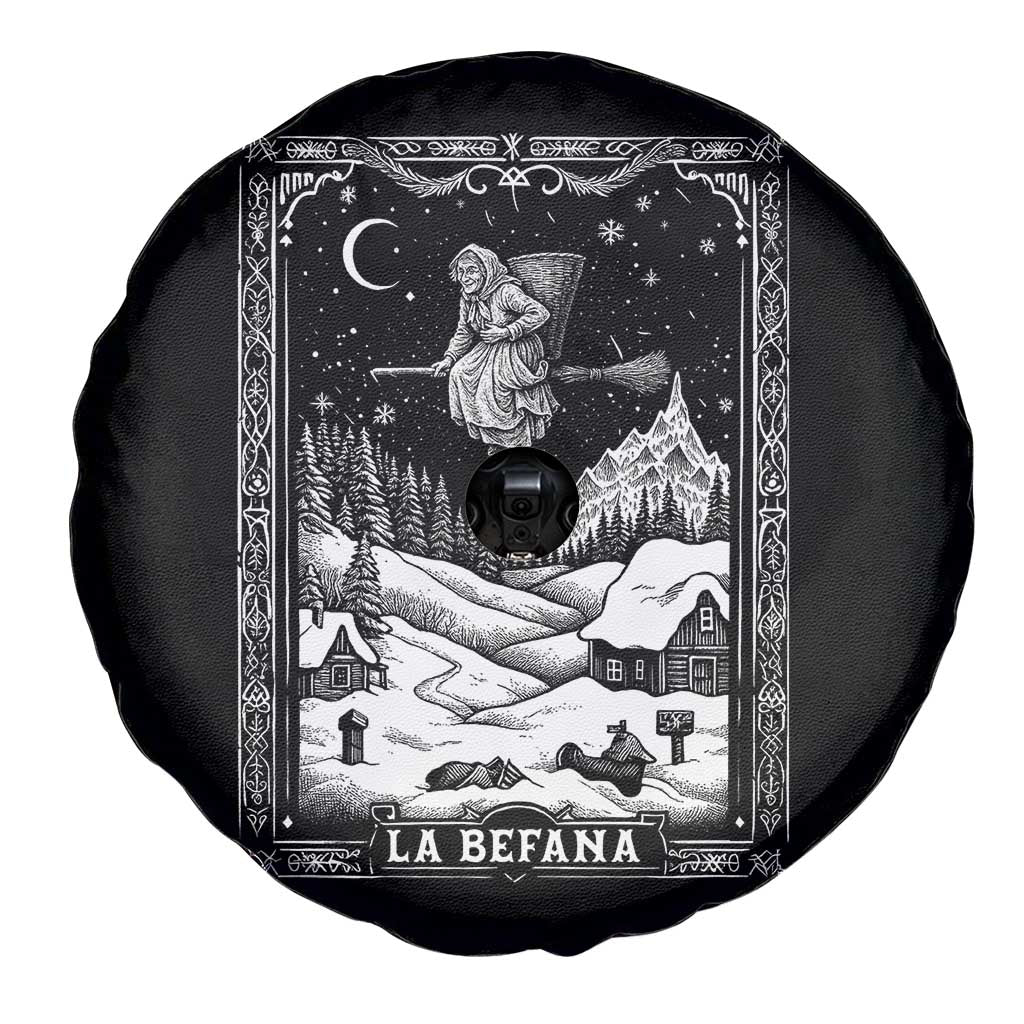 Italian Christmas La Befana Spare Tire Cover Buon Befana Folklore Xmas Witch - Wonder Print Shop