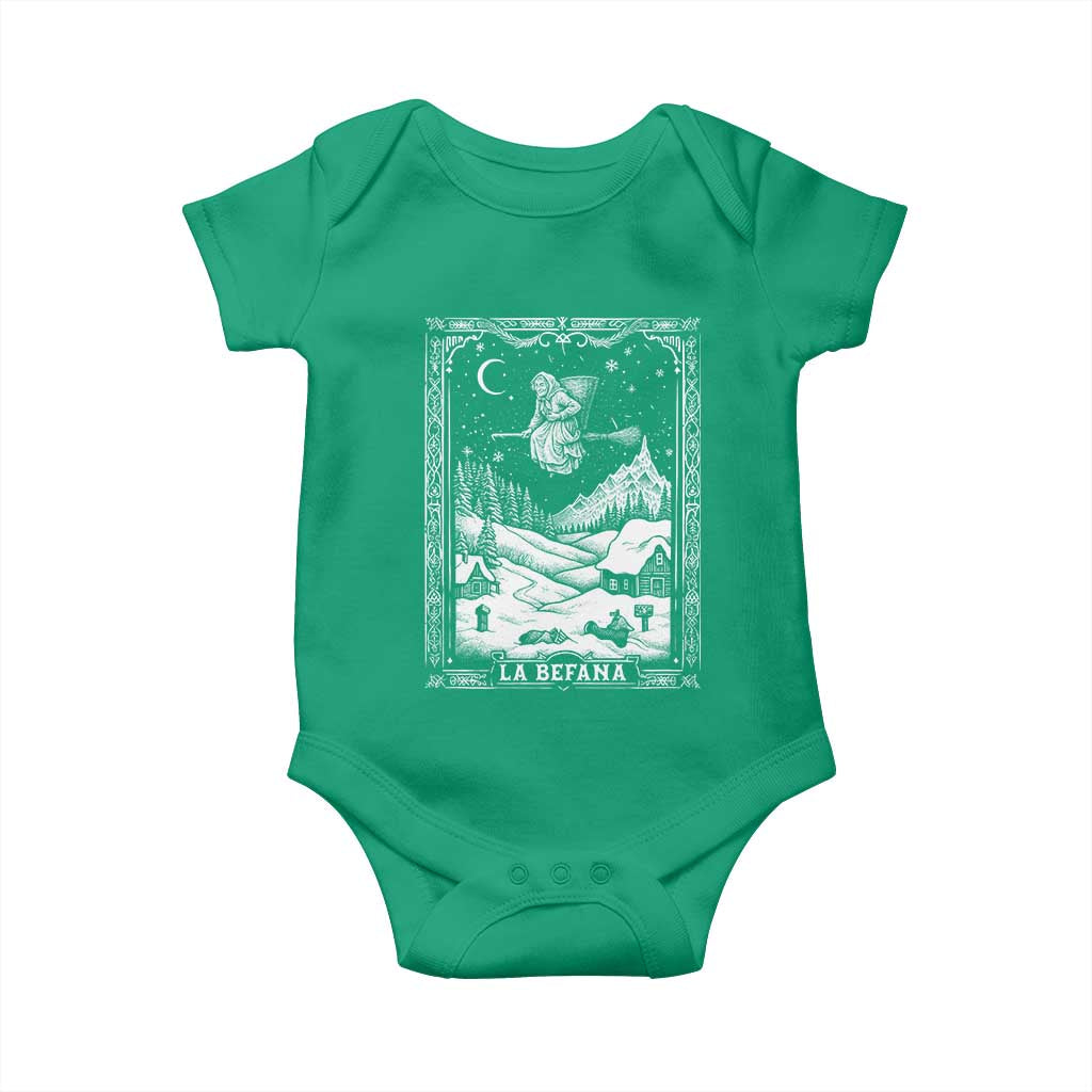 Italian Christmas La Befana Baby Onesie Buon Befana Folklore Xmas Witch - Wonder Print Shop
