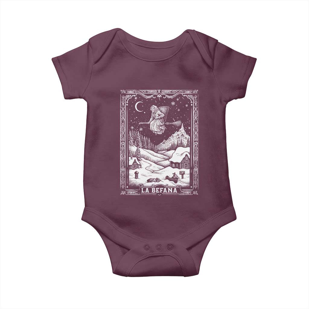 Italian Christmas La Befana Baby Onesie Buon Befana Folklore Xmas Witch - Wonder Print Shop