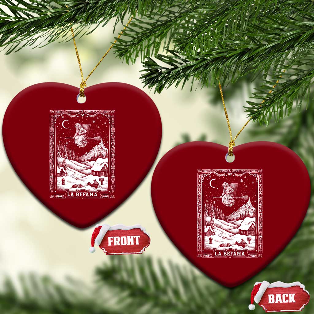 Italian Christmas La Befana Ceramic Ornament Buon Befana Folklore Xmas Witch - Wonder Print Shop