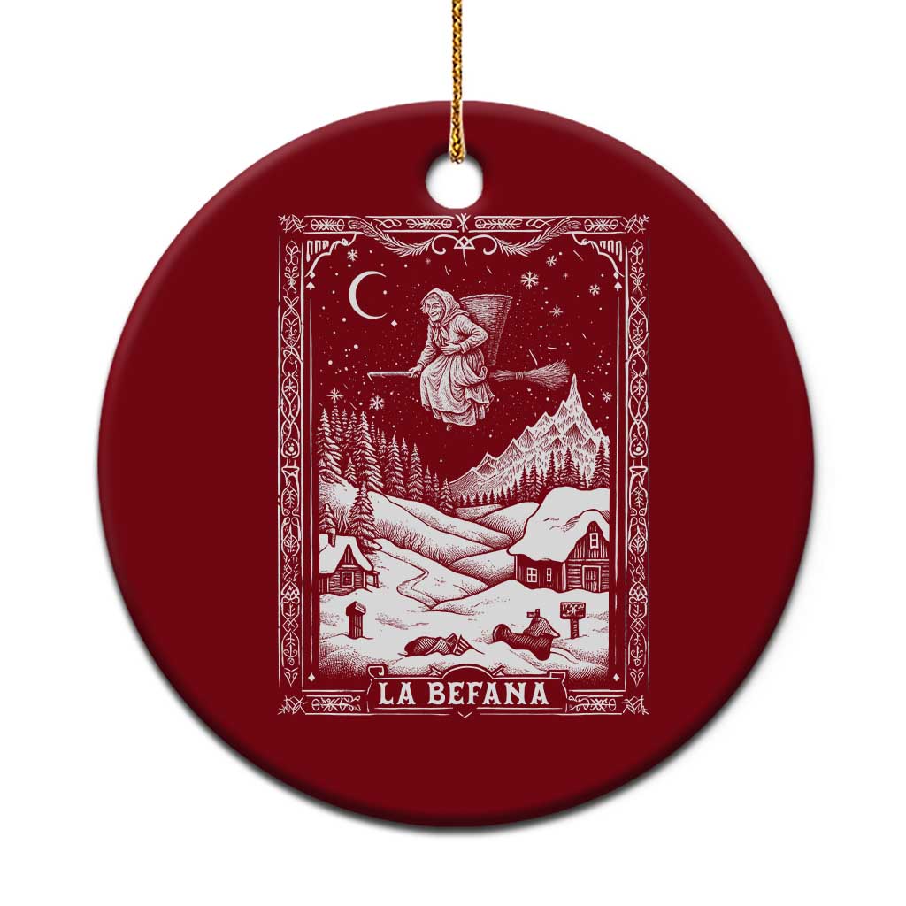 Italian Christmas La Befana Ceramic Ornament Buon Befana Folklore Xmas Witch - Wonder Print Shop