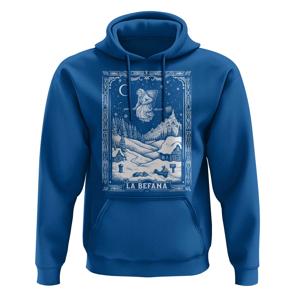 Italian Christmas La Befana Hoodie Buon Befana Folklore Xmas Witch - Wonder Print Shop
