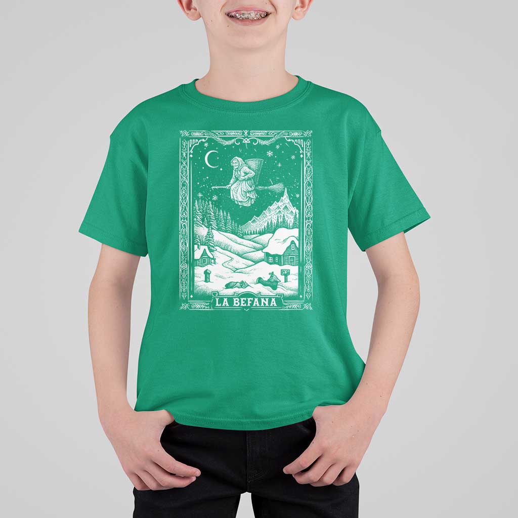 Italian Christmas La Befana T Shirt For Kid Buon Befana Folklore Xmas Witch - Wonder Print Shop