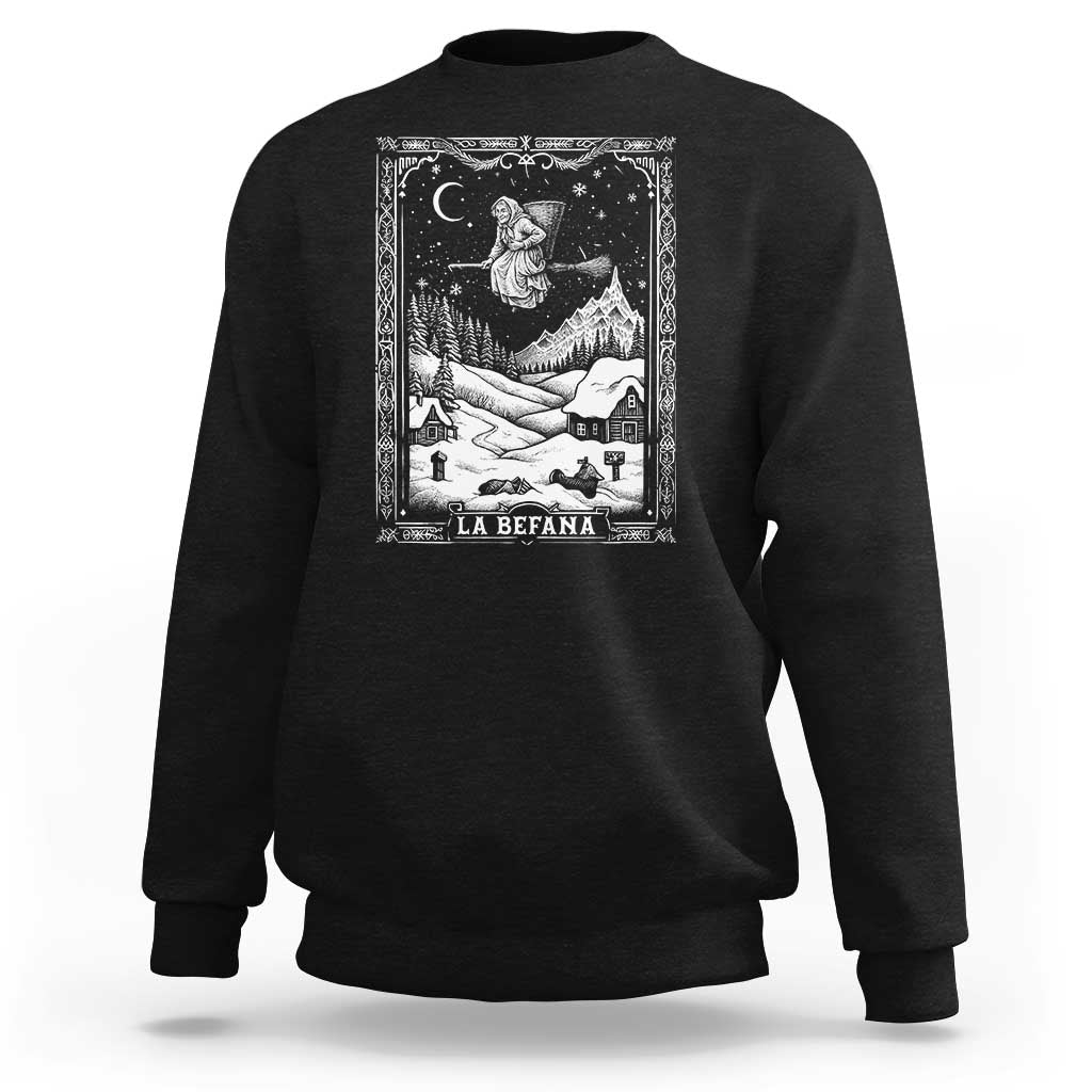 Italian Christmas La Befana Sweatshirt Buon Befana Folklore Xmas Witch - Wonder Print Shop