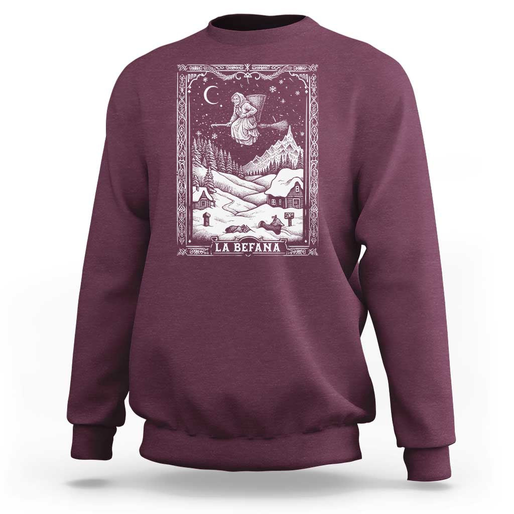 Italian Christmas La Befana Sweatshirt Buon Befana Folklore Xmas Witch - Wonder Print Shop