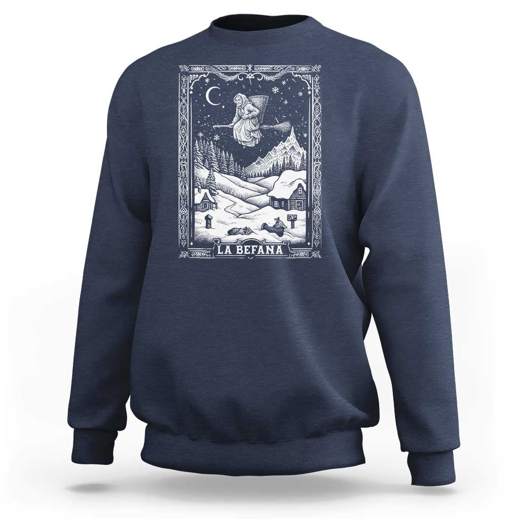 Italian Christmas La Befana Sweatshirt Buon Befana Folklore Xmas Witch - Wonder Print Shop