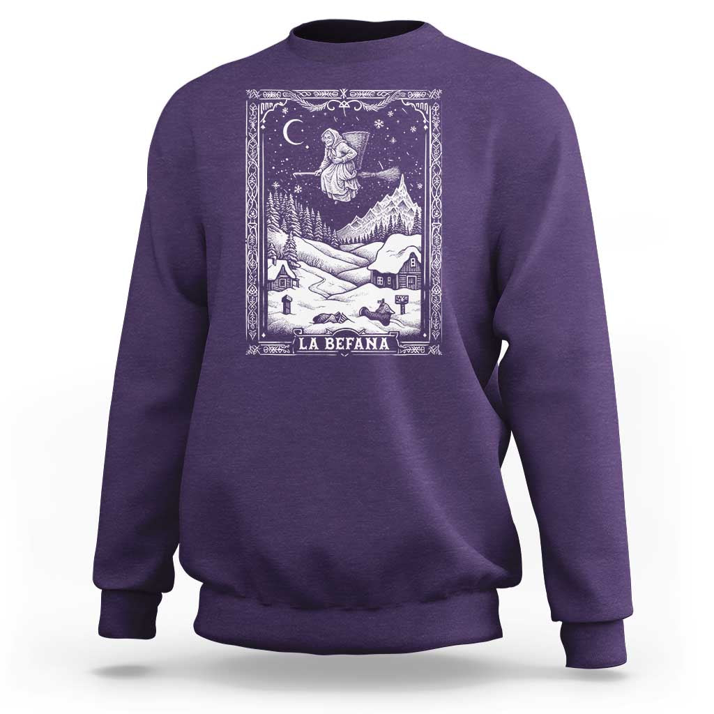 Italian Christmas La Befana Sweatshirt Buon Befana Folklore Xmas Witch - Wonder Print Shop