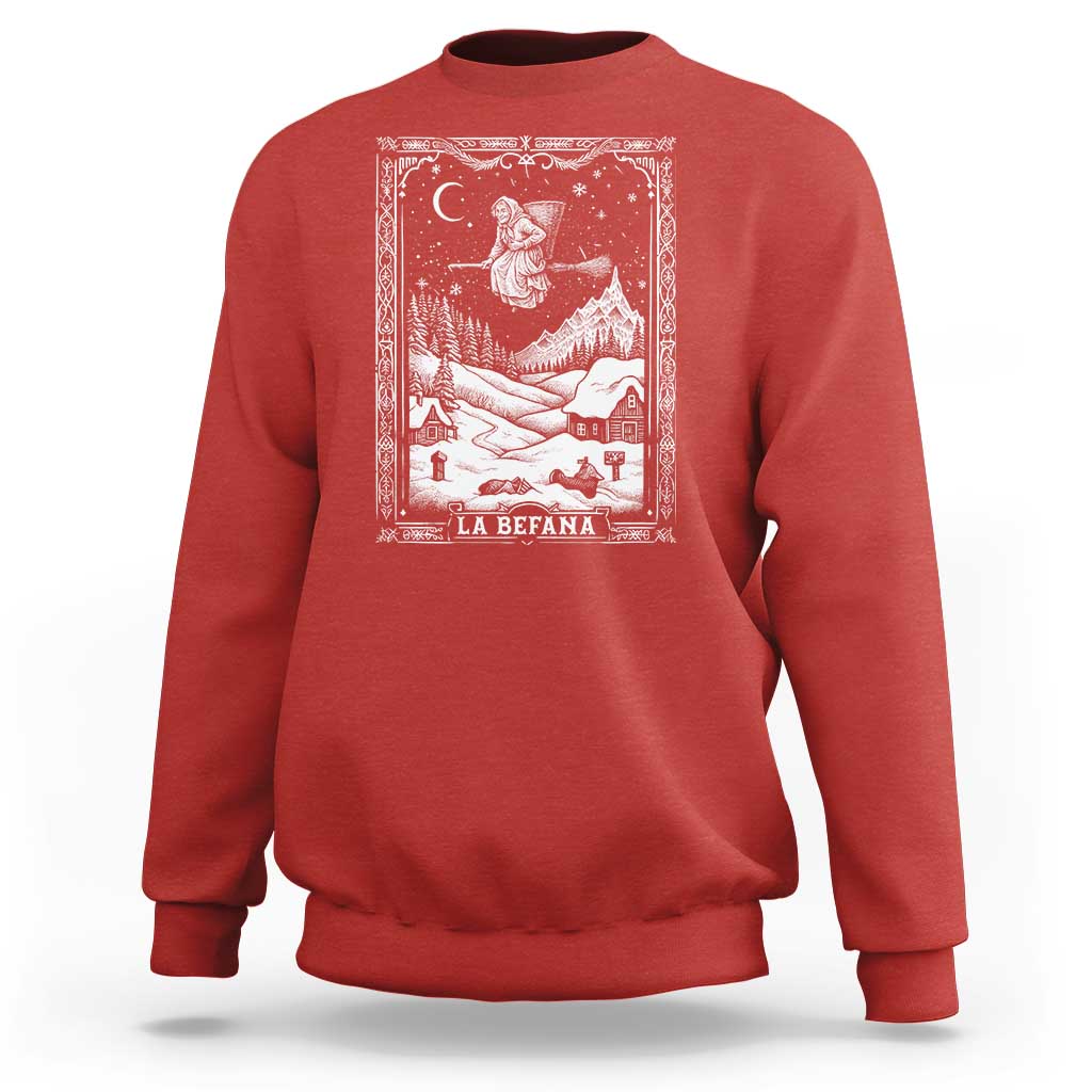 Italian Christmas La Befana Sweatshirt Buon Befana Folklore Xmas Witch - Wonder Print Shop