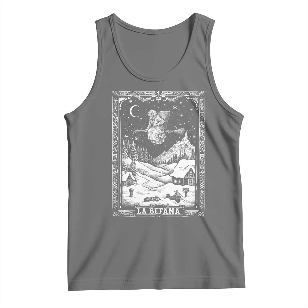 Italian Christmas La Befana Tank Top Buon Befana Folklore Xmas Witch - Wonder Print Shop