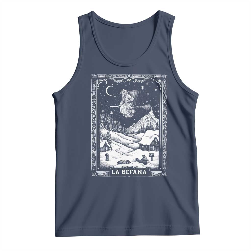 Italian Christmas La Befana Tank Top Buon Befana Folklore Xmas Witch - Wonder Print Shop