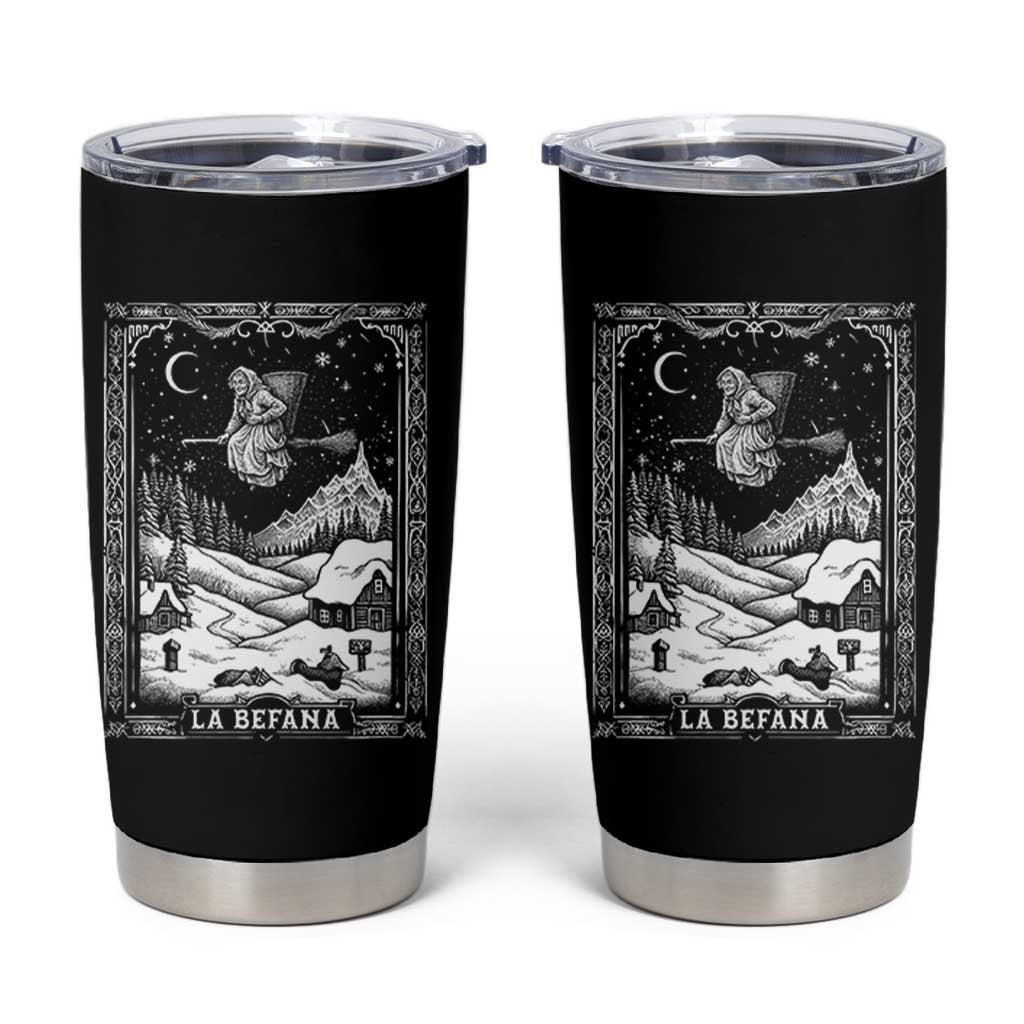 Italian Christmas La Befana Tumbler Cup Buon Befana Folklore Xmas Witch - Wonder Print Shop