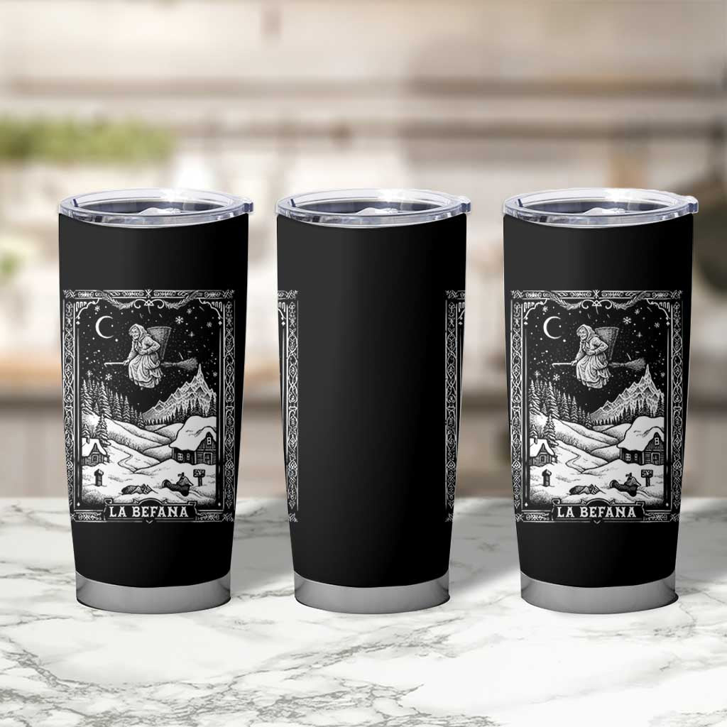 Italian Christmas La Befana Tumbler Cup Buon Befana Folklore Xmas Witch - Wonder Print Shop