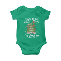 From The Windows To The Walls I'm About To Deck These Halls Christmas Baby Onesie - Wonder Print Shop