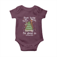 From The Windows To The Walls I'm About To Deck These Halls Christmas Baby Onesie - Wonder Print Shop