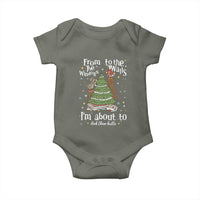 From The Windows To The Walls I'm About To Deck These Halls Christmas Baby Onesie - Wonder Print Shop