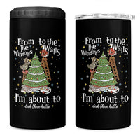 From The Windows To The Walls I'm About To Deck These Halls Christmas 4 in 1 Can Cooler Tumbler - Wonder Print Shop