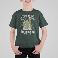 From The Windows To The Walls I'm About To Deck These Halls Christmas T Shirt For Kid - Wonder Print Shop
