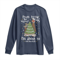 From The Windows To The Walls I'm About To Deck These Halls Christmas Long Sleeve Shirt - Wonder Print Shop