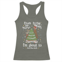 From The Windows To The Walls I'm About To Deck These Halls Christmas Racerback Tank Top - Wonder Print Shop