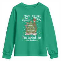From The Windows To The Walls I'm About To Deck These Halls Christmas Youth Sweatshirt - Wonder Print Shop