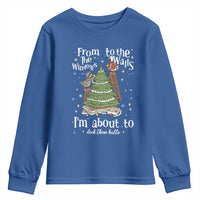 From The Windows To The Walls I'm About To Deck These Halls Christmas Youth Sweatshirt - Wonder Print Shop