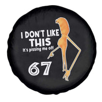 Funny Marcus The Worm 67 Meme Spare Tire Cover I Dont Like This Its Pissing Me Off - Wonder Print Shop