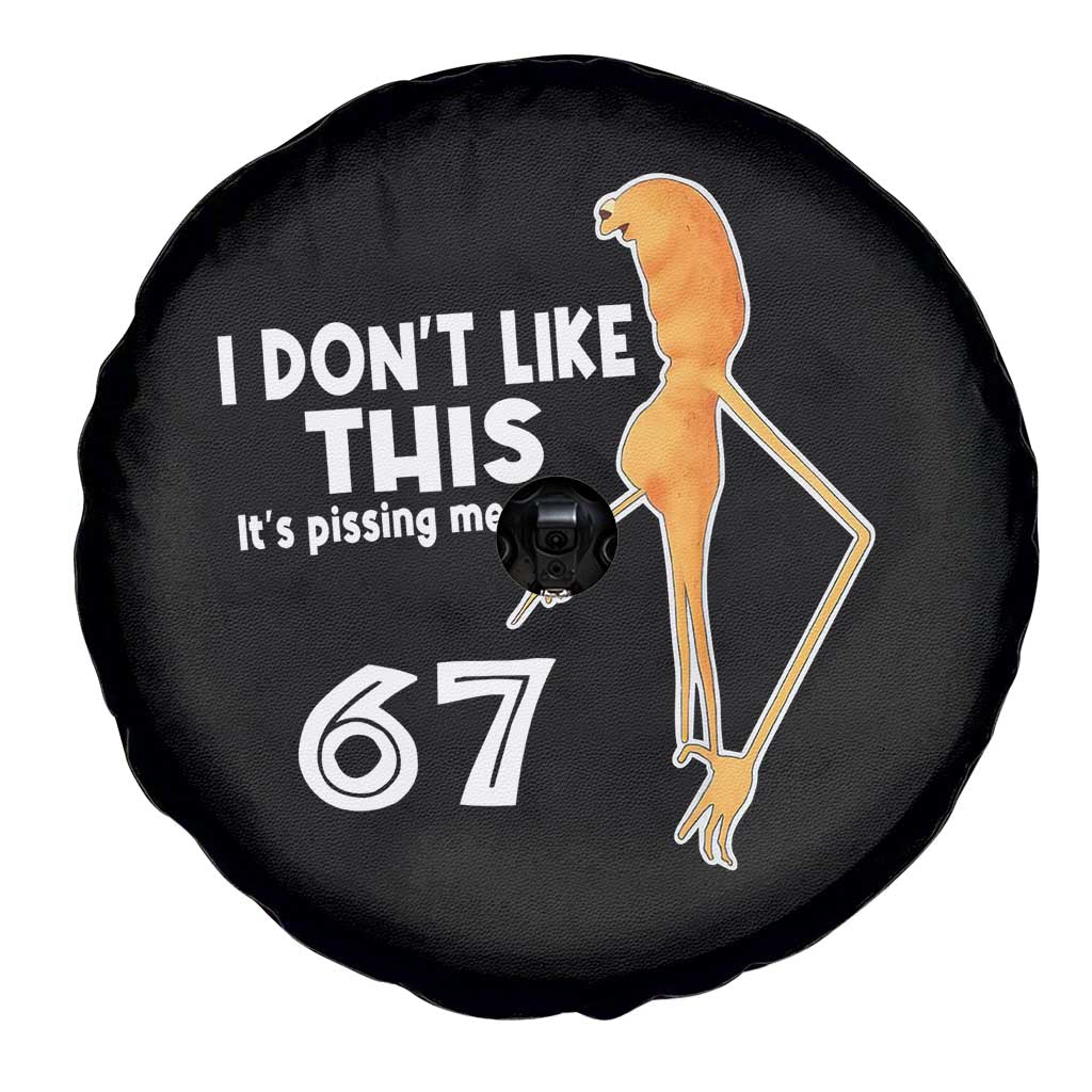 Funny Marcus The Worm 67 Meme Spare Tire Cover I Dont Like This Its Pissing Me Off - Wonder Print Shop