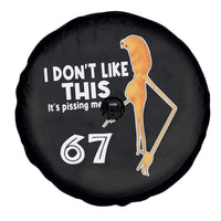 Funny Marcus The Worm 67 Meme Spare Tire Cover I Dont Like This Its Pissing Me Off - Wonder Print Shop