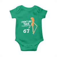 Funny Marcus The Worm 67 Meme Baby Onesie I Dont Like This Its Pissing Me Off - Wonder Print Shop