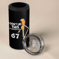 Funny Marcus The Worm 67 Meme 4 in 1 Can Cooler Tumbler I Dont Like This Its Pissing Me Off - Wonder Print Shop