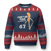 Funny Marcus The Worm 67 Meme Ugly Christmas Sweater I Dont Like This Its Pissing Me Off - Wonder Print Shop