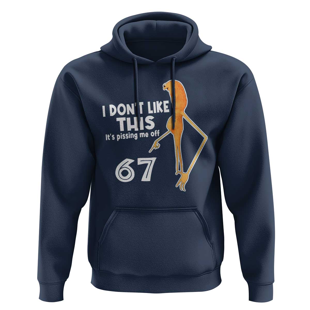 Funny Marcus The Worm 67 Meme Hoodie I Dont Like This Its Pissing Me Off - Wonder Print Shop