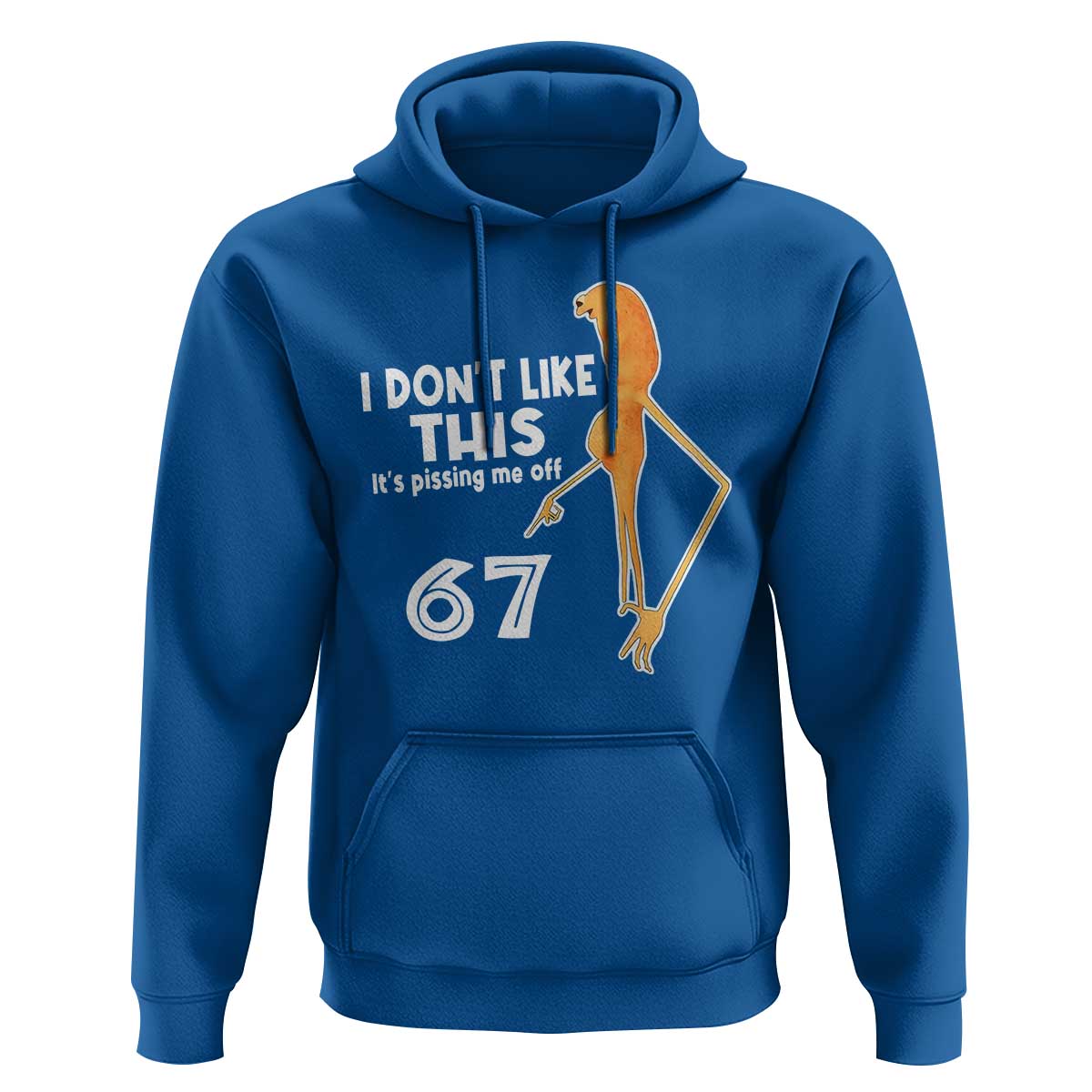 Funny Marcus The Worm 67 Meme Hoodie I Dont Like This Its Pissing Me Off - Wonder Print Shop