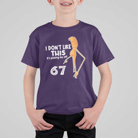 Funny Marcus The Worm 67 Meme T Shirt For Kid I Dont Like This Its Pissing Me Off - Wonder Print Shop