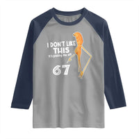 Funny Marcus The Worm 67 Meme Raglan Shirt I Dont Like This Its Pissing Me Off - Wonder Print Shop