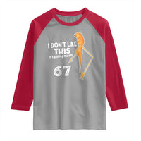 Funny Marcus The Worm 67 Meme Raglan Shirt I Dont Like This Its Pissing Me Off - Wonder Print Shop