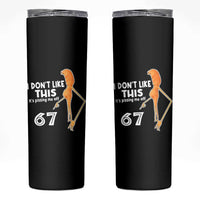 Funny Marcus The Worm 67 Meme Skinny Tumbler I Dont Like This Its Pissing Me Off - Wonder Print Shop