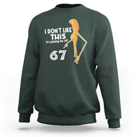 Funny Marcus The Worm 67 Meme Sweatshirt I Dont Like This Its Pissing Me Off - Wonder Print Shop
